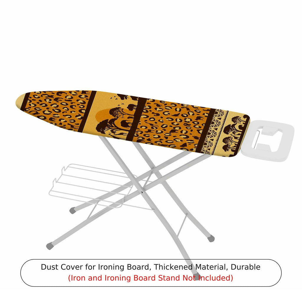 1-Piece Leopard Safari Animal  Ironing Board Cover, Universal Size, Without Board