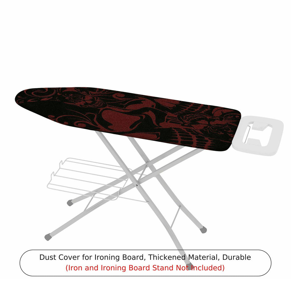 1-Piece Gothic Floral Abstract  Ironing Board Cover, Universal Size, Without Board