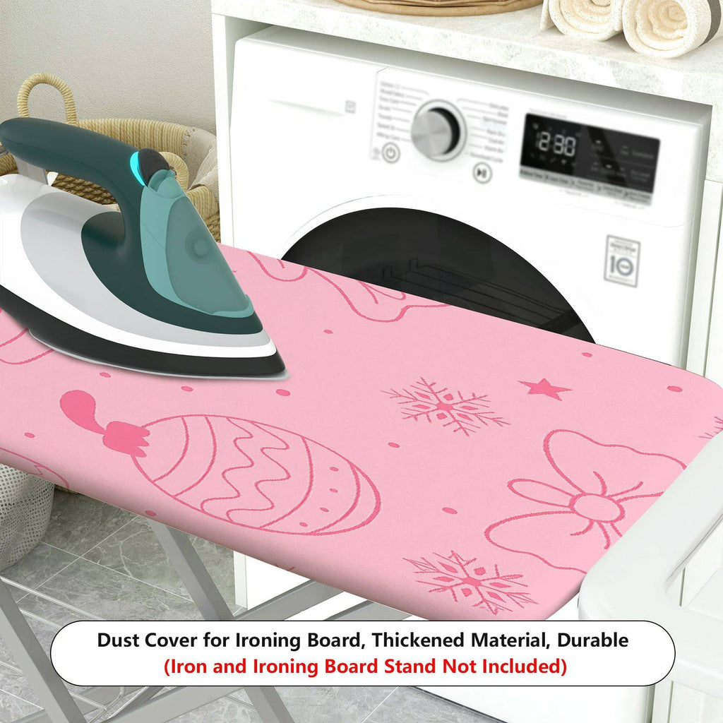 1-Piece Christmas Bell Star Ornament  Ironing Board Cover, Universal Size, Without Board