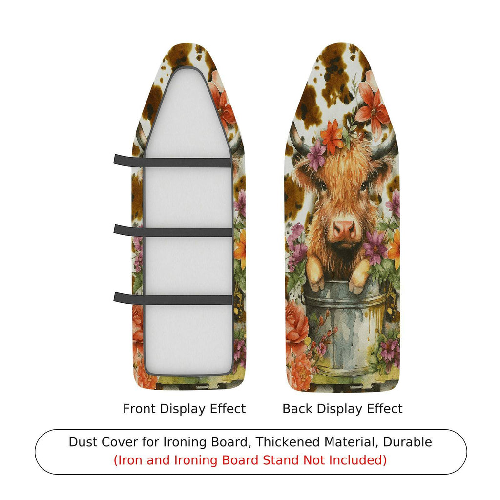 1-Piece Floral Animal Nature  Ironing Board Cover, Universal Size, Without Board