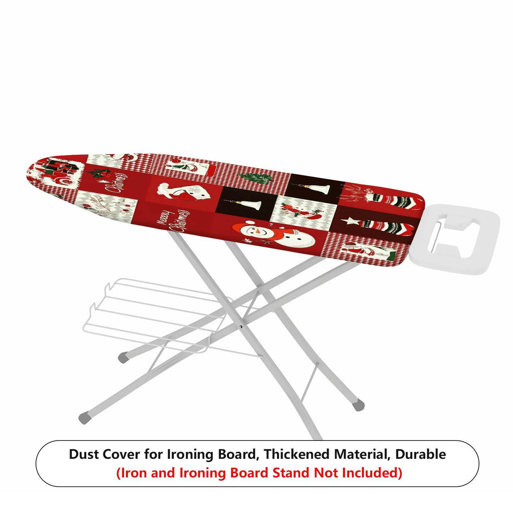 1-Piece Christmas Santa Bell  Ironing Board Cover, Universal Size, Without Board