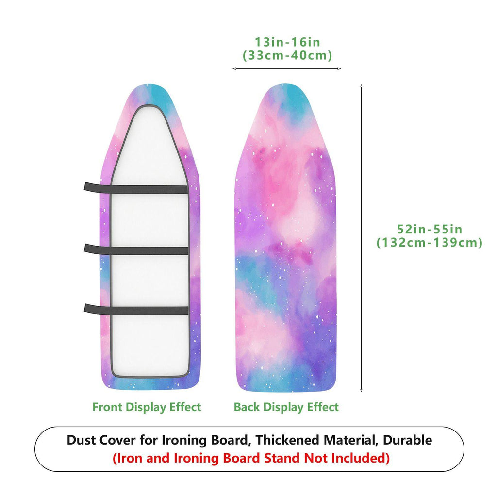 1-Piece Galaxy Purple Pink  Ironing Board Cover, Universal Size, Without Board