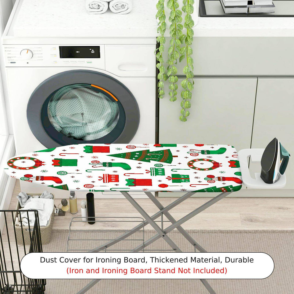 1-Piece Christmas Stockings Ornaments  Ironing Board Cover, Universal Size, Without Board