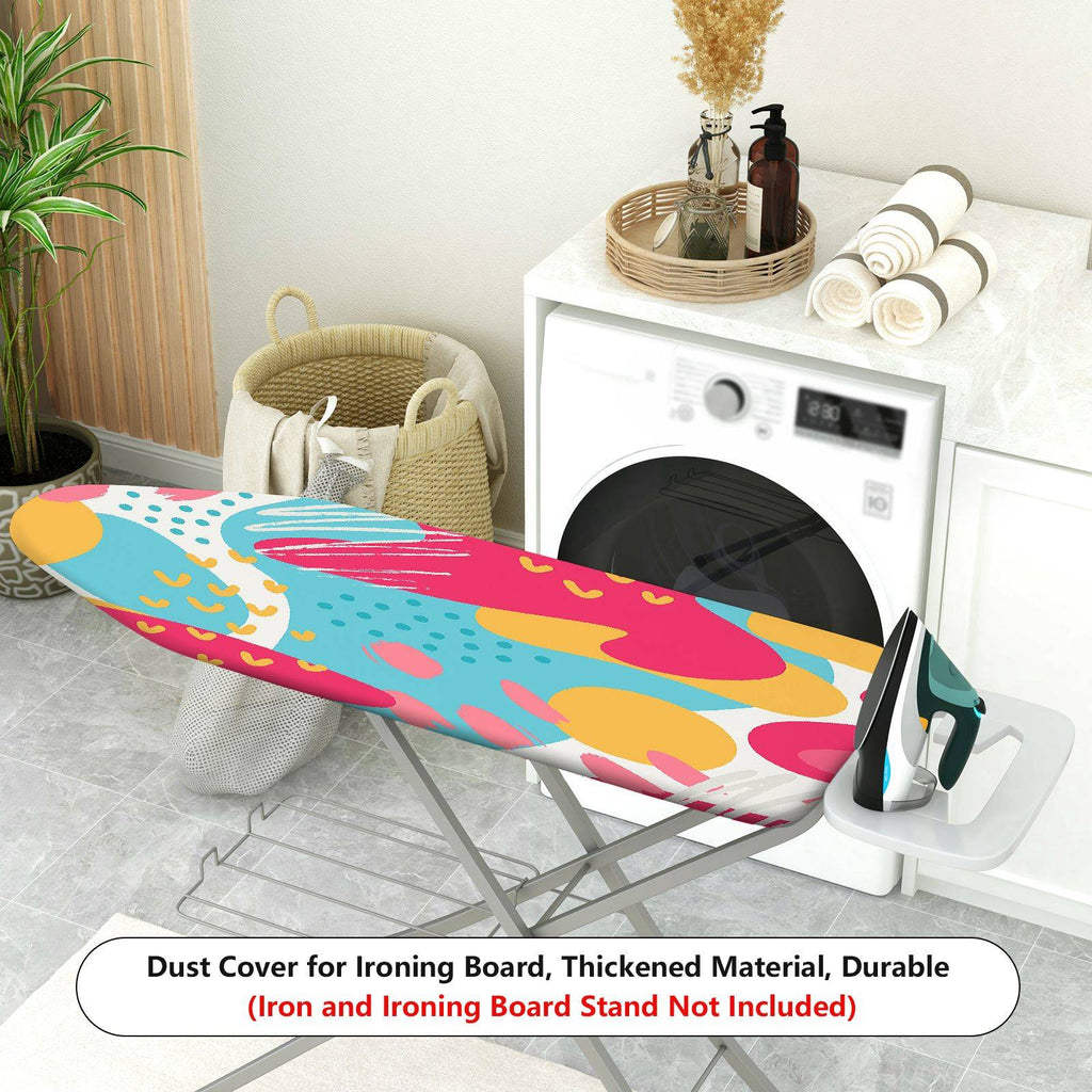 1-Piece Abstract Colorful Pattern Fun Pop Art  Ironing Board Cover, Universal Size, Without Board