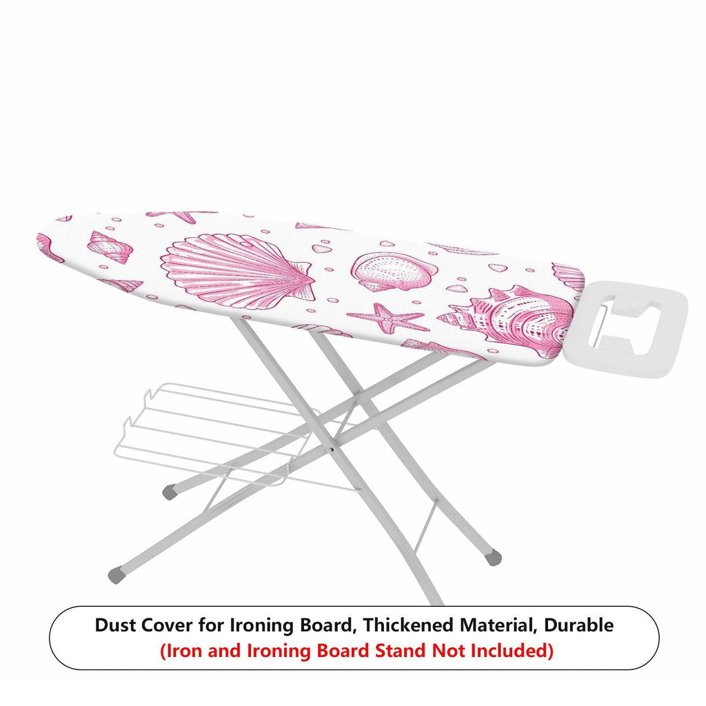 1-Piece Seashell Starfish Ocean  Ironing Board Cover, Universal Size, Without Board