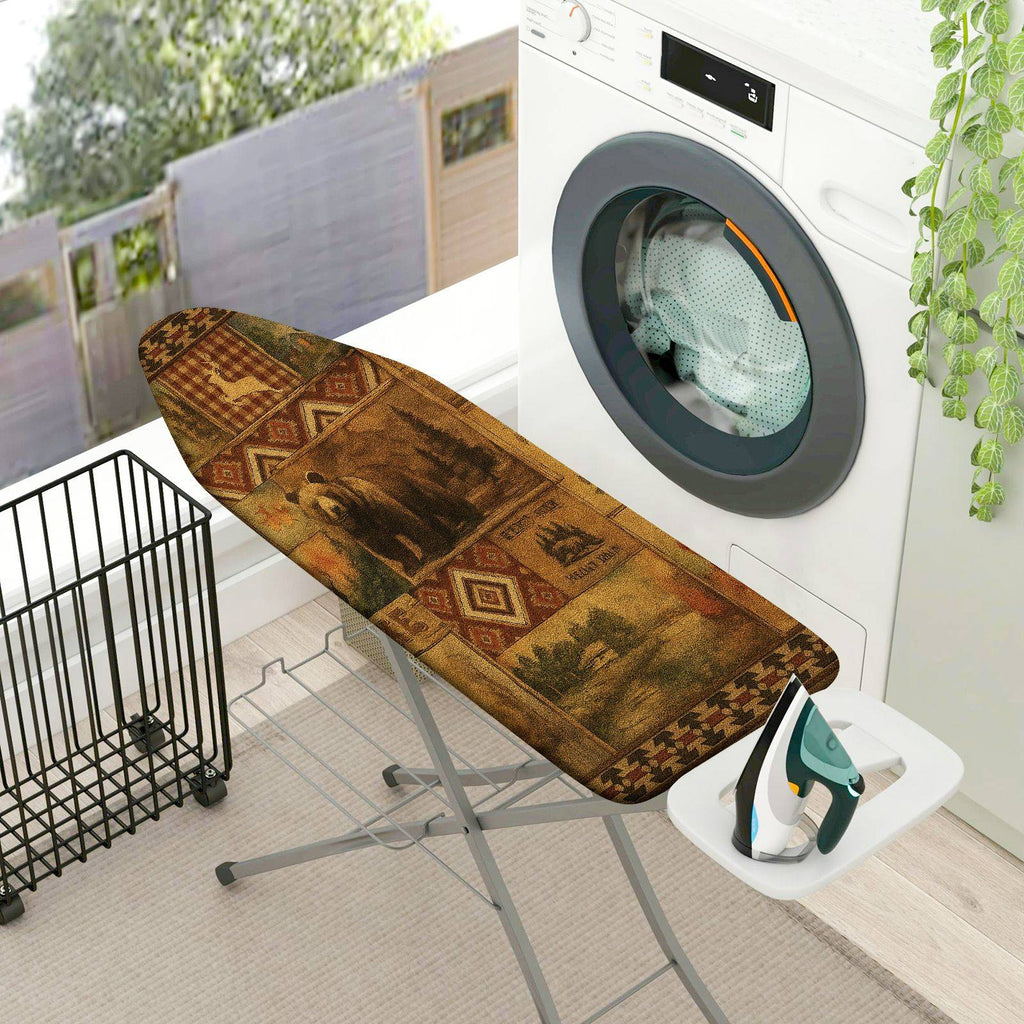 1-Piece Vintage Abstract Ethnic  Ironing Board Cover, Universal Size, Without Board