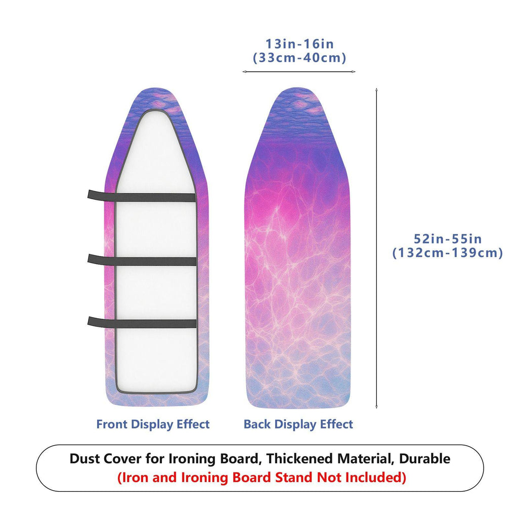 1-Piece Gradient Pastel Ocean  Ironing Board Cover, Universal Size, Without Board