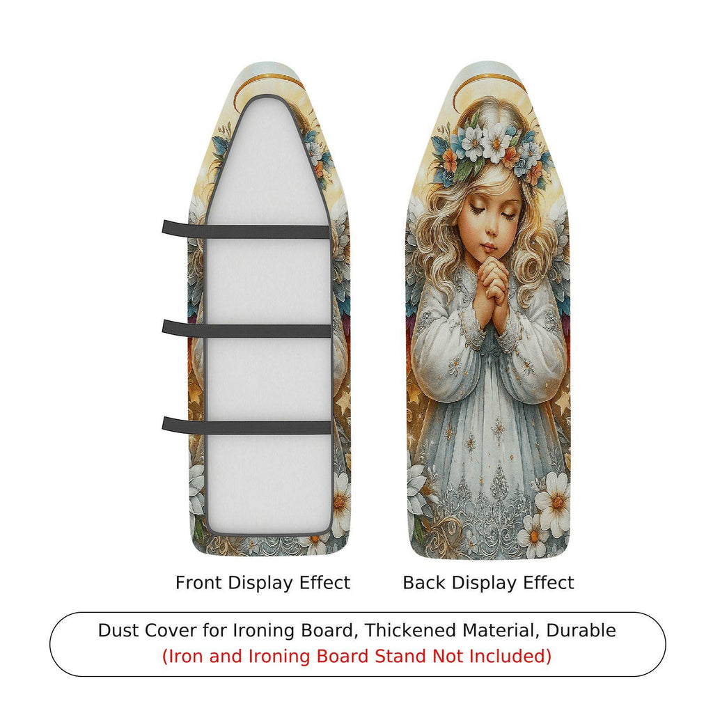 1-Piece Angel Floral Artistic  Ironing Board Cover, Universal Size, Without Board