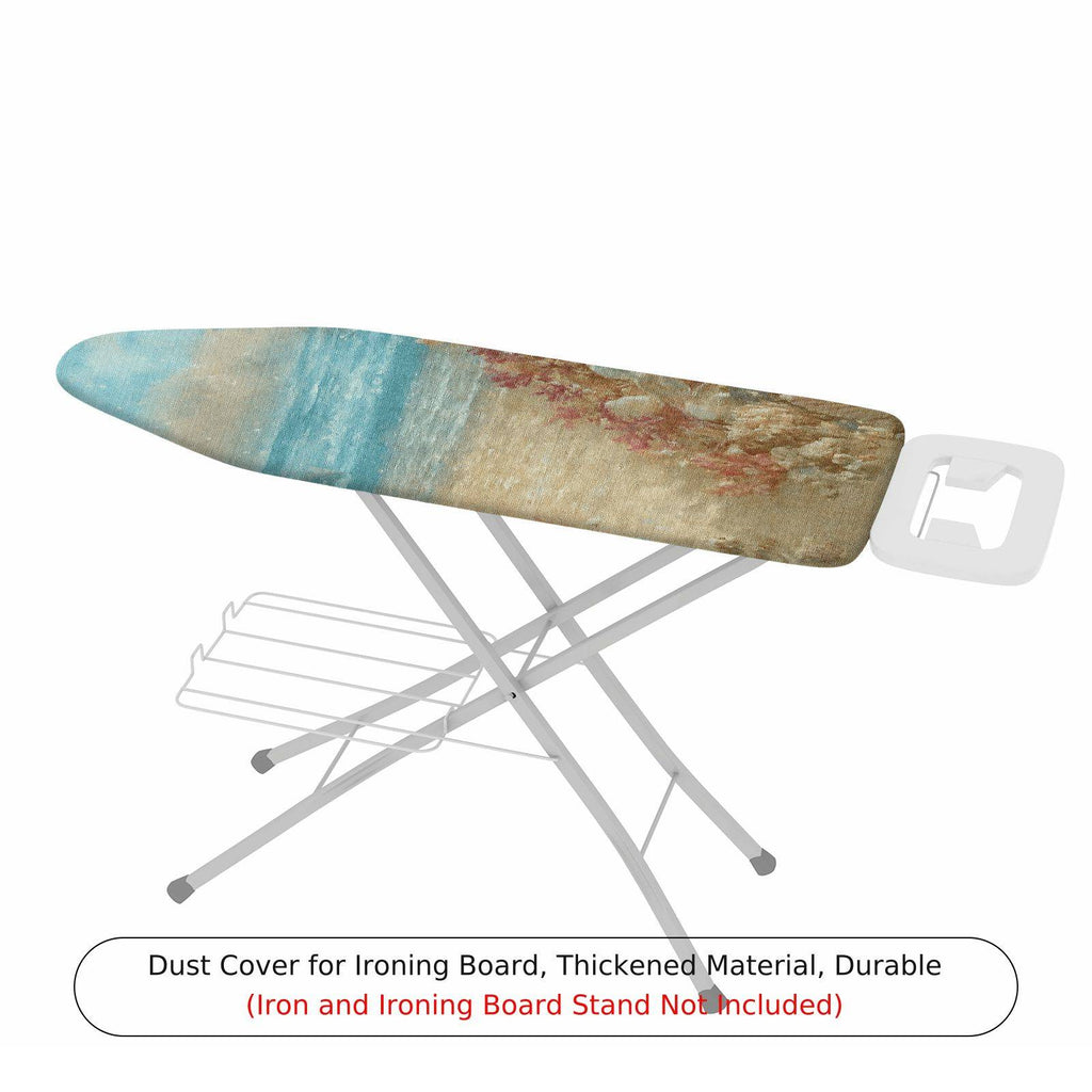 1-Piece Ocean Beach Landscape  Ironing Board Cover, Universal Size, Without Board