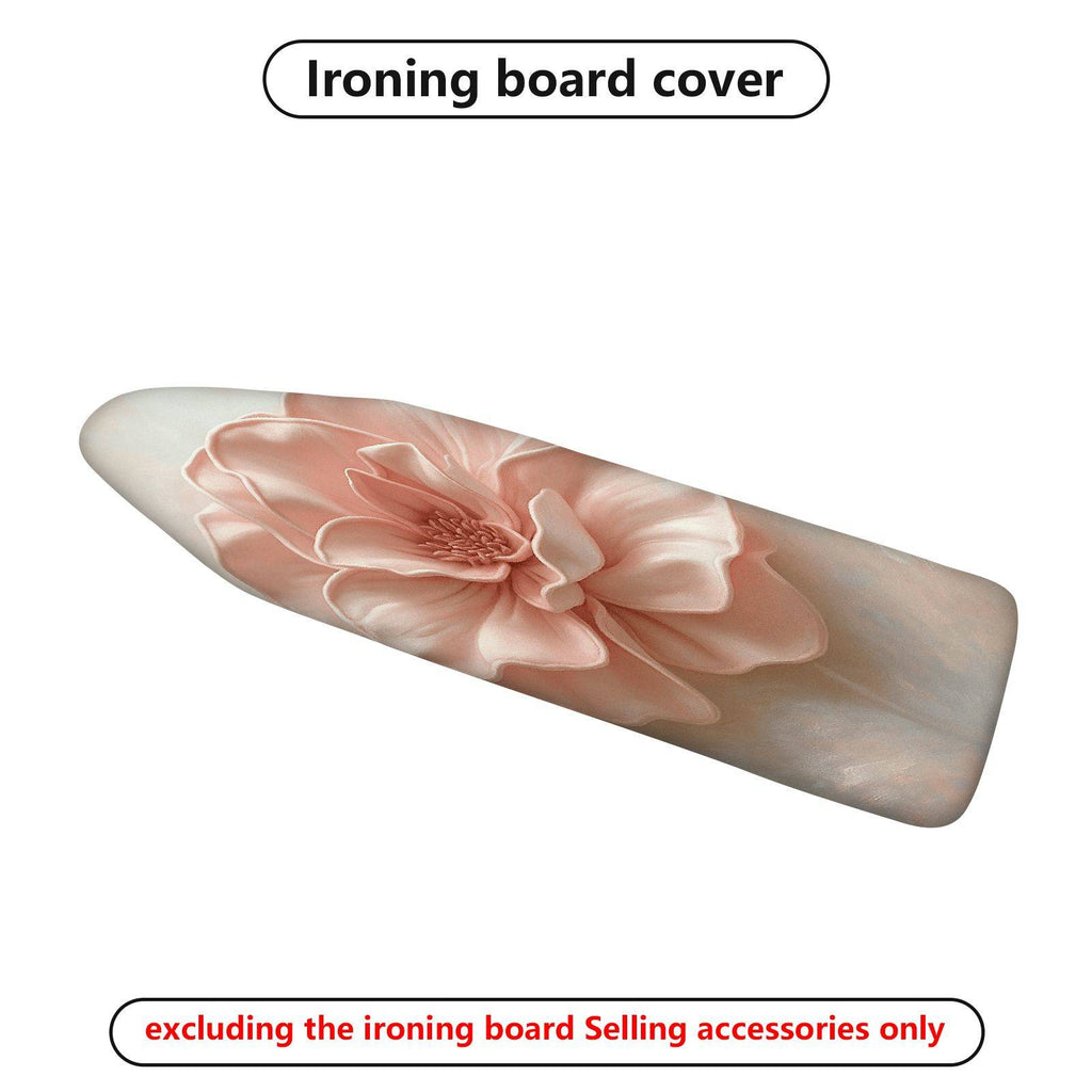 1-Piece Floral Elegant Pink  Ironing Board Cover, Universal Size, Without Board
