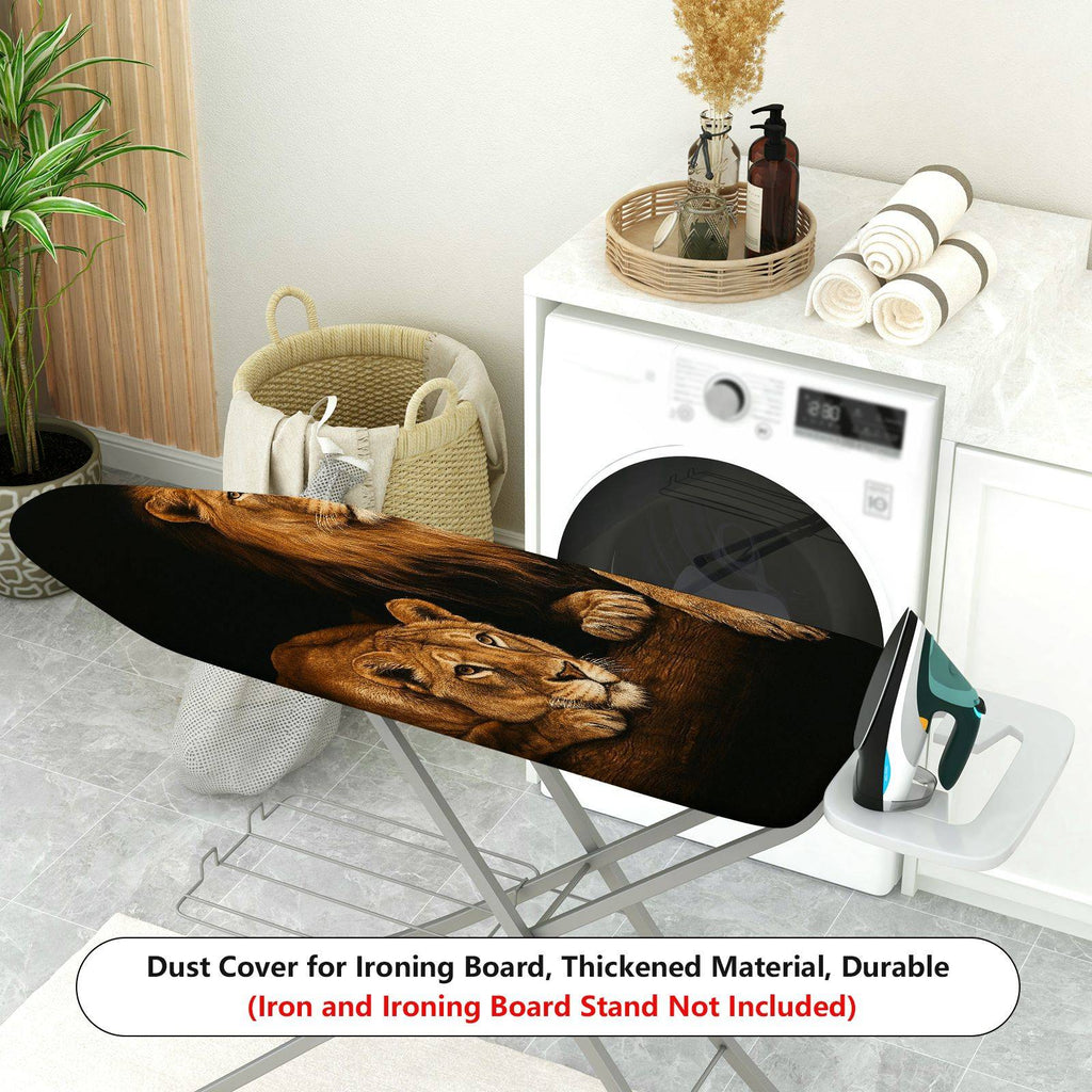 1-Piece Lion Animal Elegant  Ironing Board Cover, Universal Size, Without Board