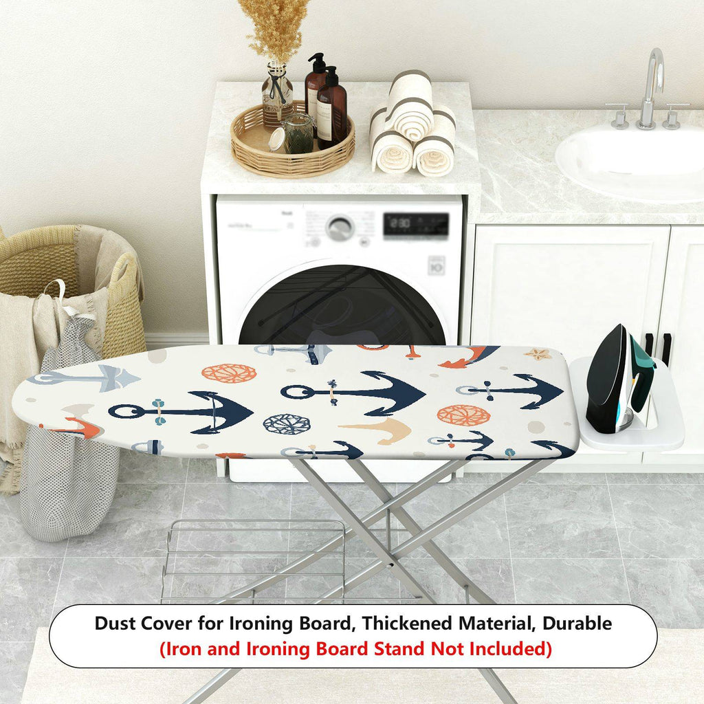 1-Piece anchor nautical ocean  Ironing Board Cover, Universal Size, Without Board