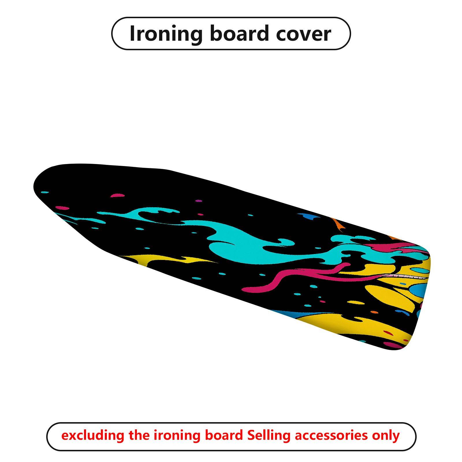 1-Piece Abstract Colorful Artistic  Ironing Board Cover, Universal Size, Without Board