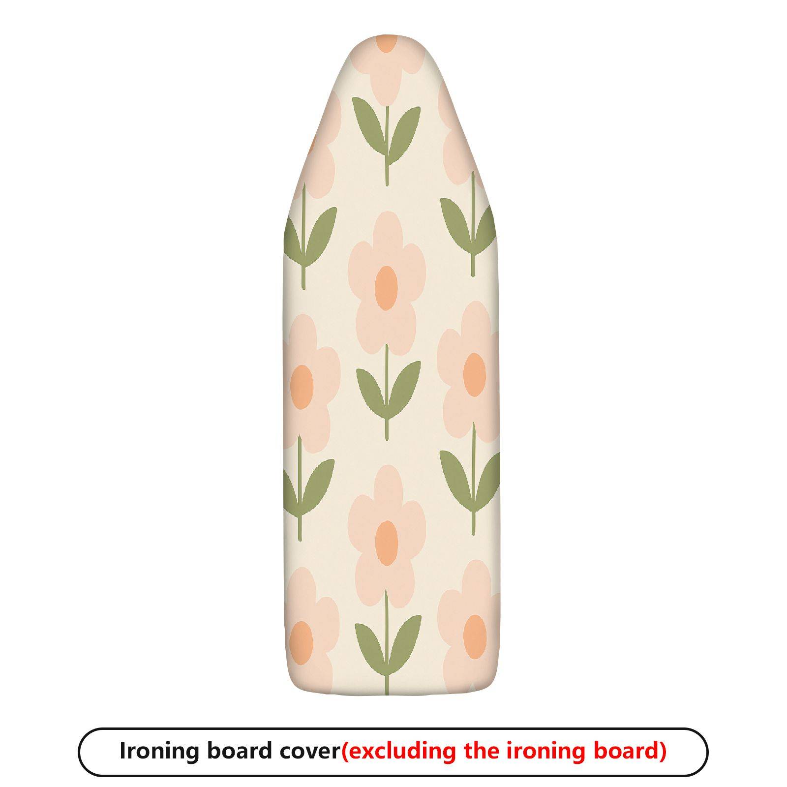 1-Piece Floral Pattern Pastel Retro  Ironing Board Cover, Universal Size, Without Board