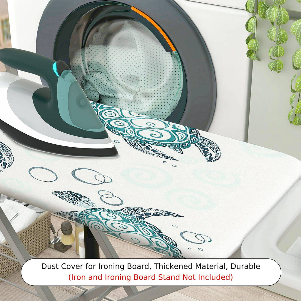 1-Piece Sea Turtle Ocean Marine  Ironing Board Cover, Universal Size, Without Board