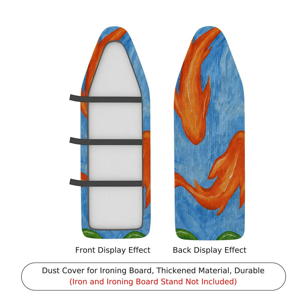1-Piece Colorful Fish Ocean Abstract Art  Ironing Board Cover, Universal Size, Without Board