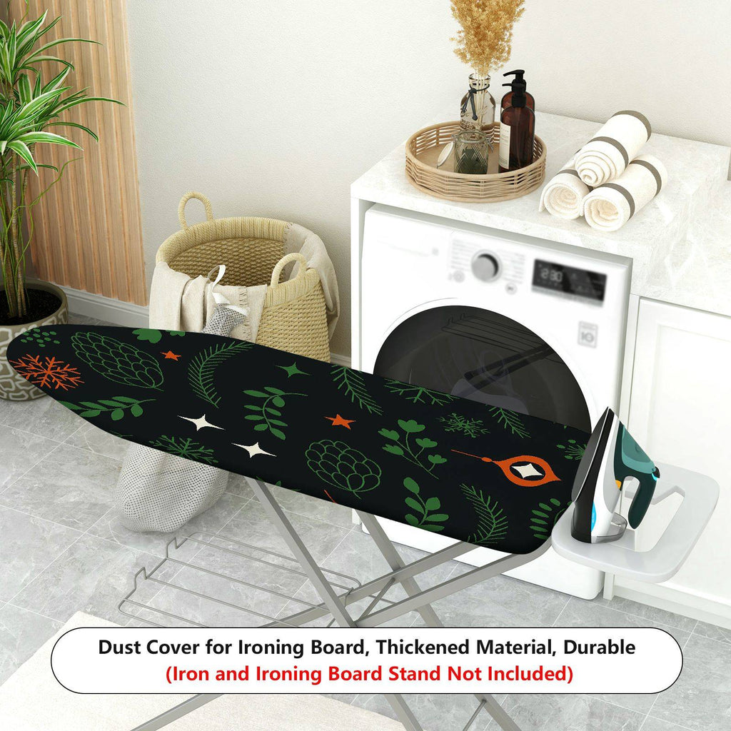 1-Piece Christmas Leaf Star  Ironing Board Cover, Universal Size, Without Board