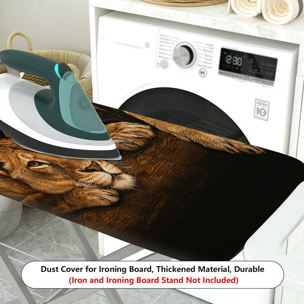 1-Piece Lion Animal Elegant  Ironing Board Cover, Universal Size, Without Board