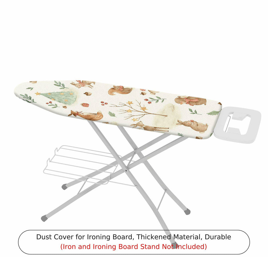 1-Piece Christmas Animals Forest  Ironing Board Cover, Universal Size, Without Board