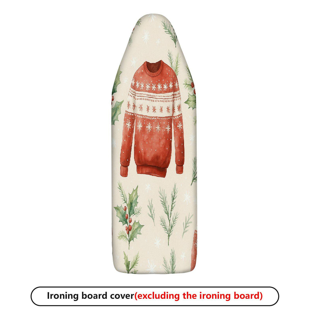 1-Piece Christmas sweater holly seasonal  Ironing Board Cover, Universal Size, Without Board