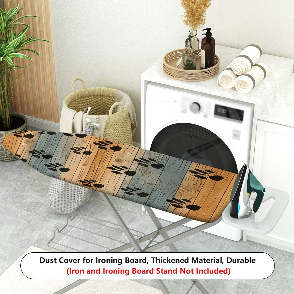 1-Piece Animal Paw  Rustic  Ironing Board Cover, Universal Size, Without Board