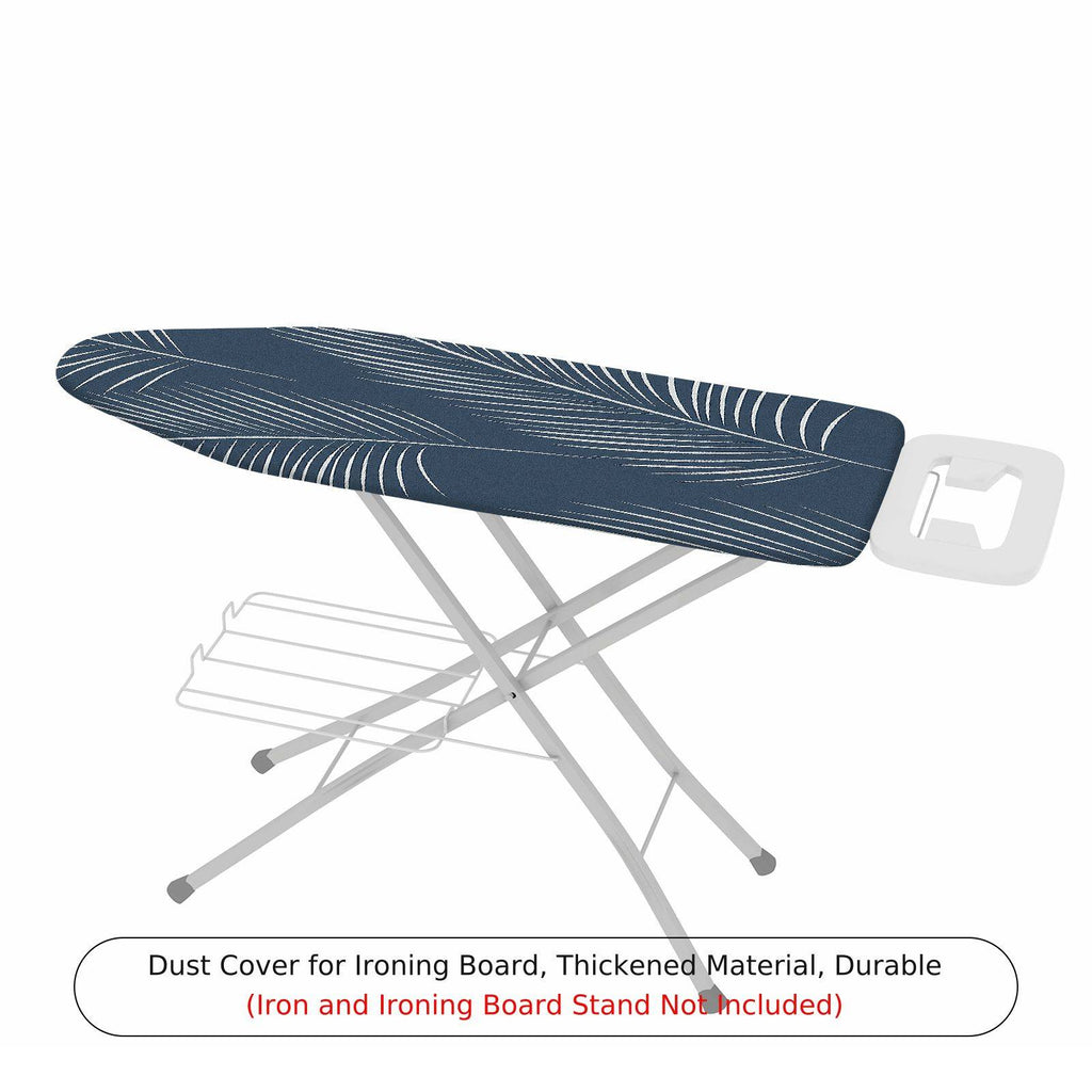 1-Piece Abstract Leaf Pattern Navy  Ironing Board Cover, Universal Size, Without Board