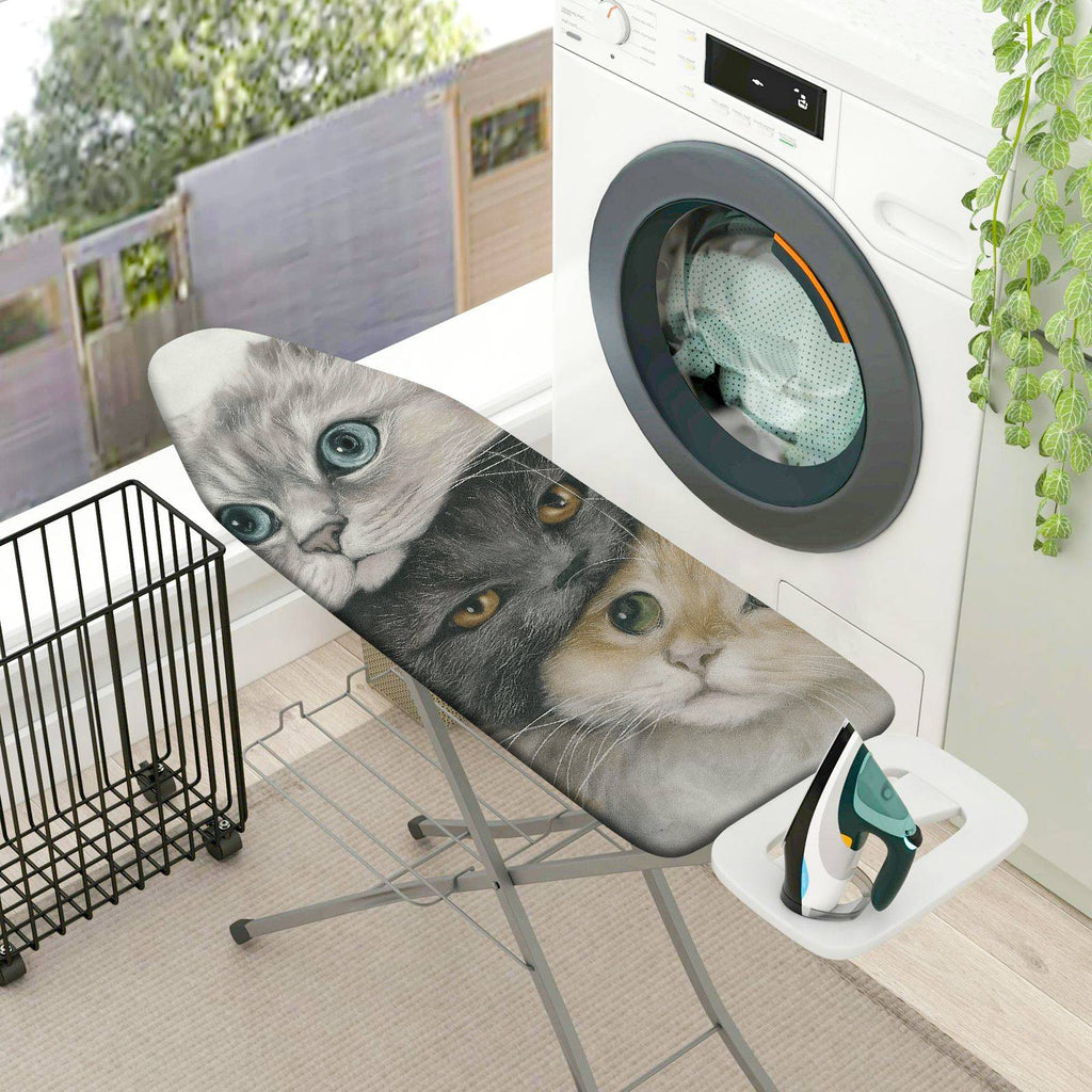 1-Piece Cat Animal Cute  Ironing Board Cover, Universal Size, Without Board