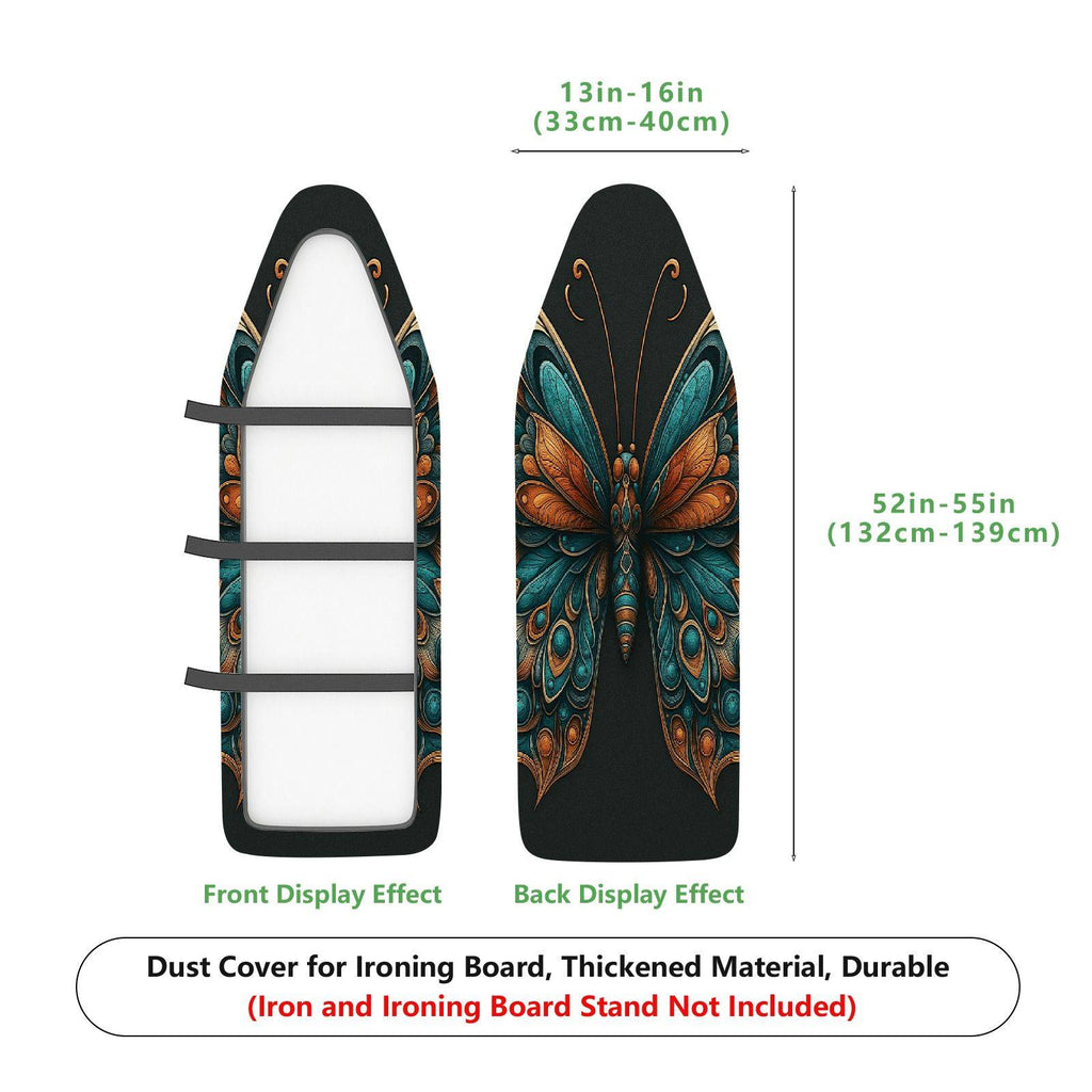 1-Piece Butterfly Abstract Art Colorful  Ironing Board Cover, Universal Size, Without Board