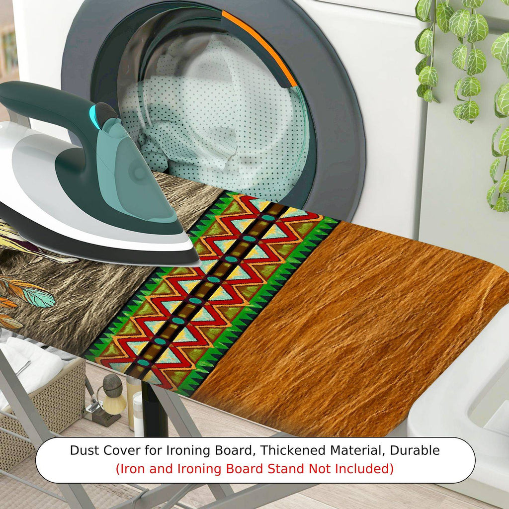 1-Piece Western Tribal Animal  Ironing Board Cover, Universal Size, Without Board