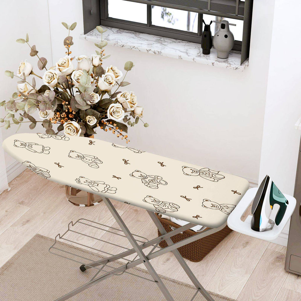 1-Piece Cute  Animal Print Beige  Ironing Board Cover, Universal Size, Without Board