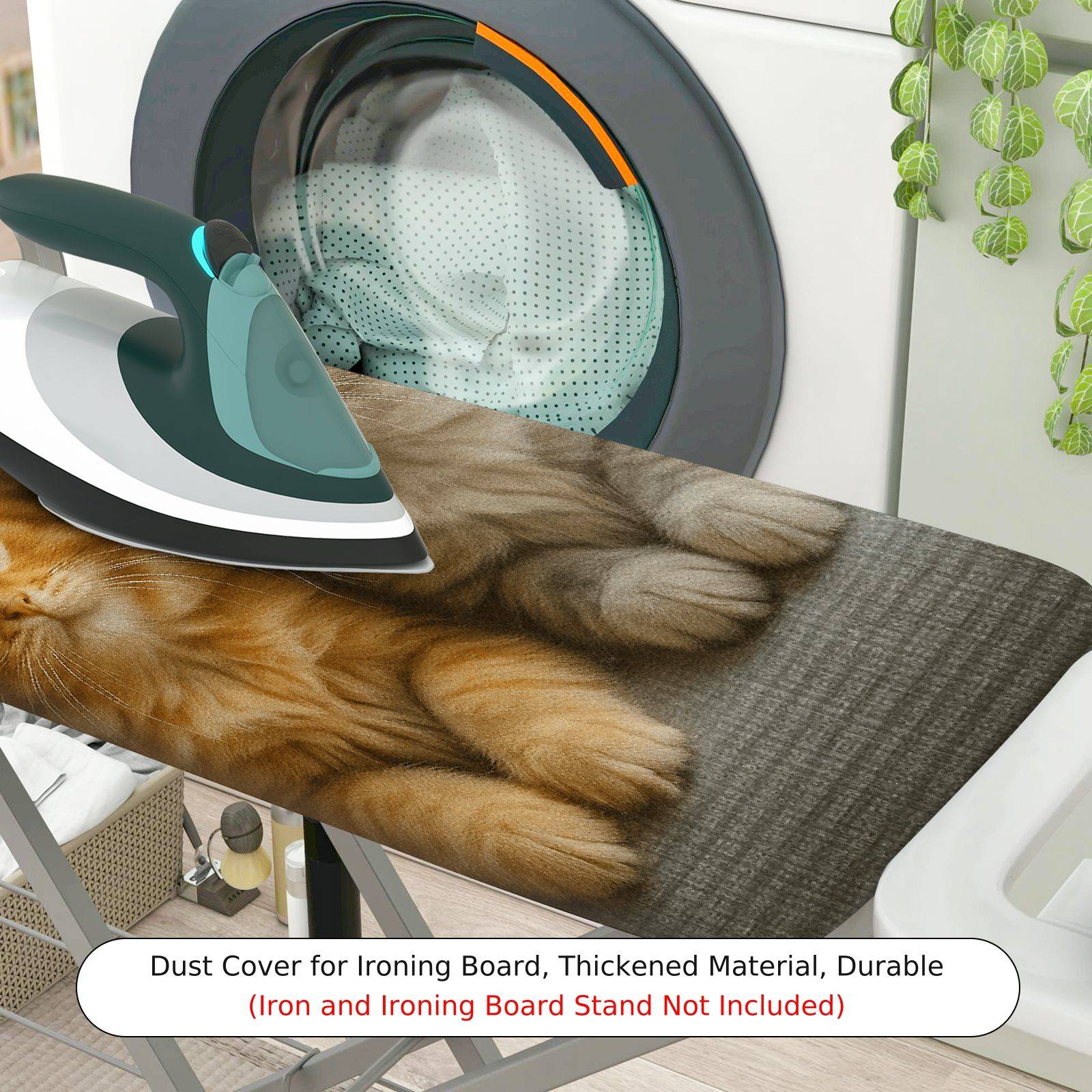 1-Piece Cute Cat Kitten Animal  Ironing Board Cover, Universal Size, Without Board