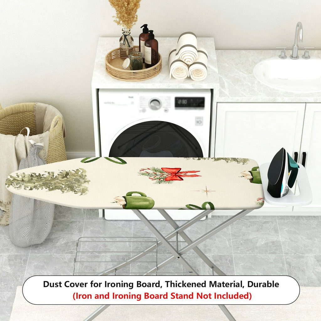 1-Piece Christmas Gift Tree Bow  Ironing Board Cover, Universal Size, Without Board