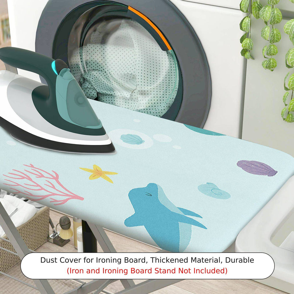 1-Piece Ocean Sea Life  Ironing Board Cover, Universal Size, Without Board