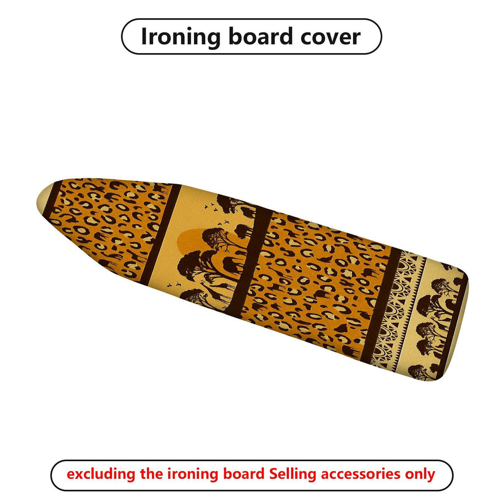 1-Piece Leopard Safari Animal  Ironing Board Cover, Universal Size, Without Board