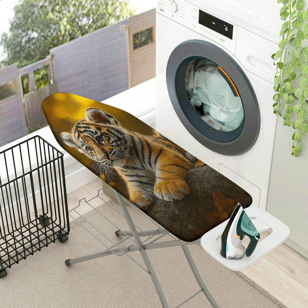 1-Piece Tiger Animal Nature  Ironing Board Cover, Universal Size, Without Board