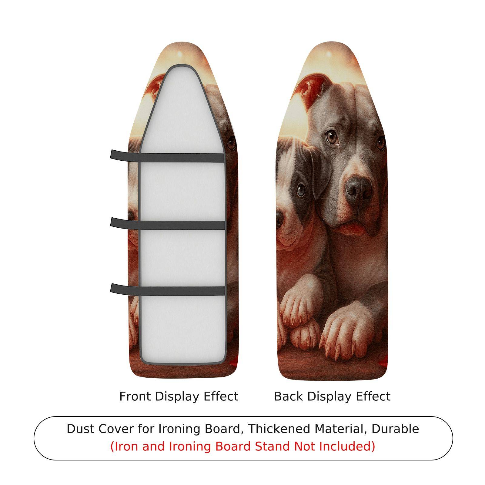 1-Piece Dog Puppy Animal  Ironing Board Cover, Universal Size, Without Board
