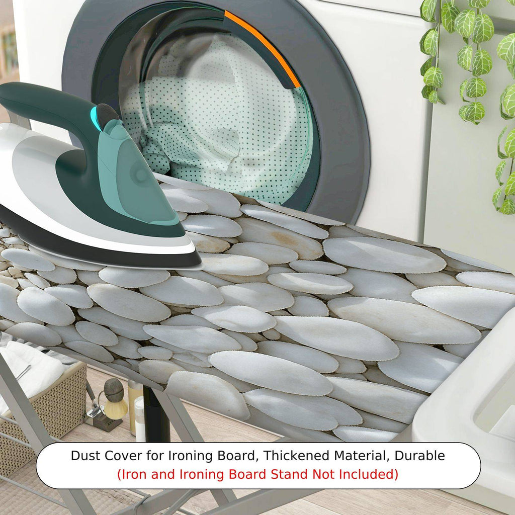 1-Piece Beach Stone Ocean  Ironing Board Cover, Universal Size, Without Board