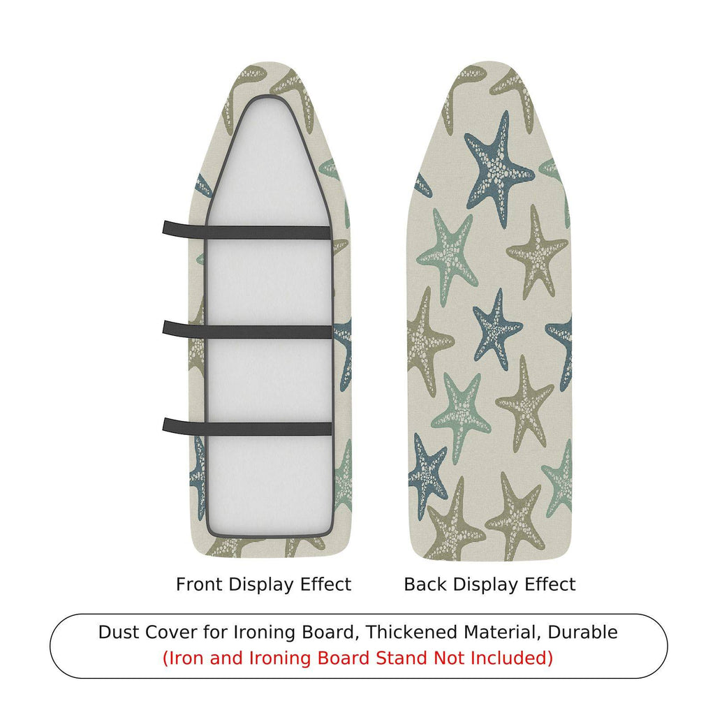 1-Piece Starfish Ocean Beach  Ironing Board Cover, Universal Size, Without Board