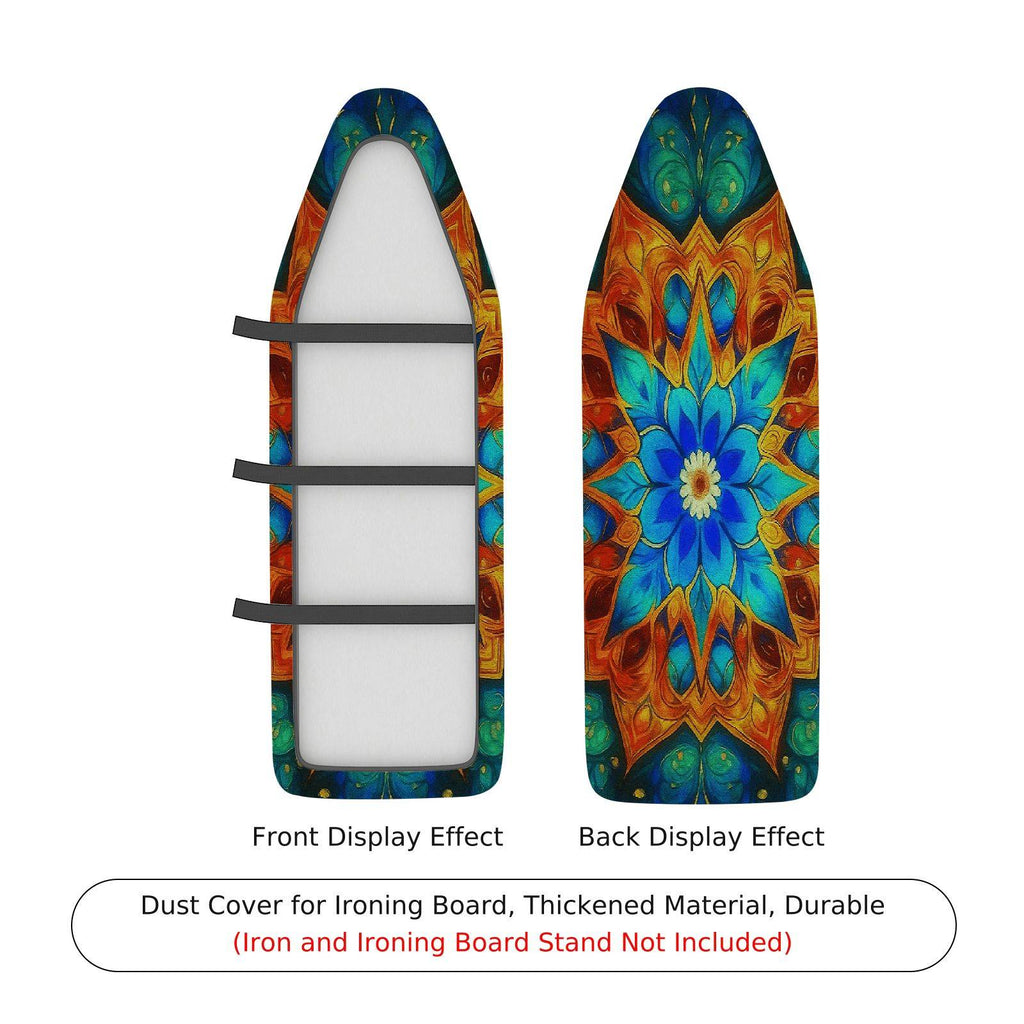 1-Piece Floral Abstract Bohemian  Ironing Board Cover, Universal Size, Without Board