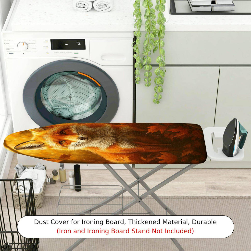 1-Piece Fox Animal Autumn  Ironing Board Cover, Universal Size, Without Board