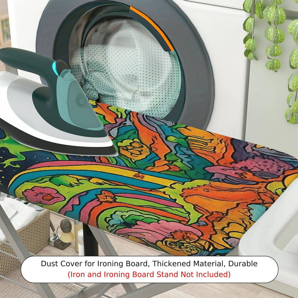 1-Piece Alien Galaxy Space  Ironing Board Cover, Universal Size, Without Board