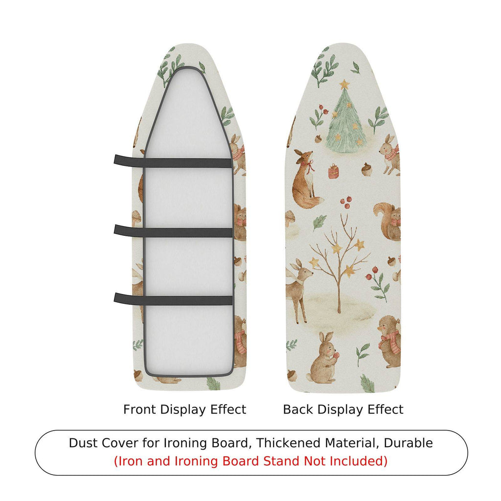 1-Piece Christmas Animals Forest  Ironing Board Cover, Universal Size, Without Board