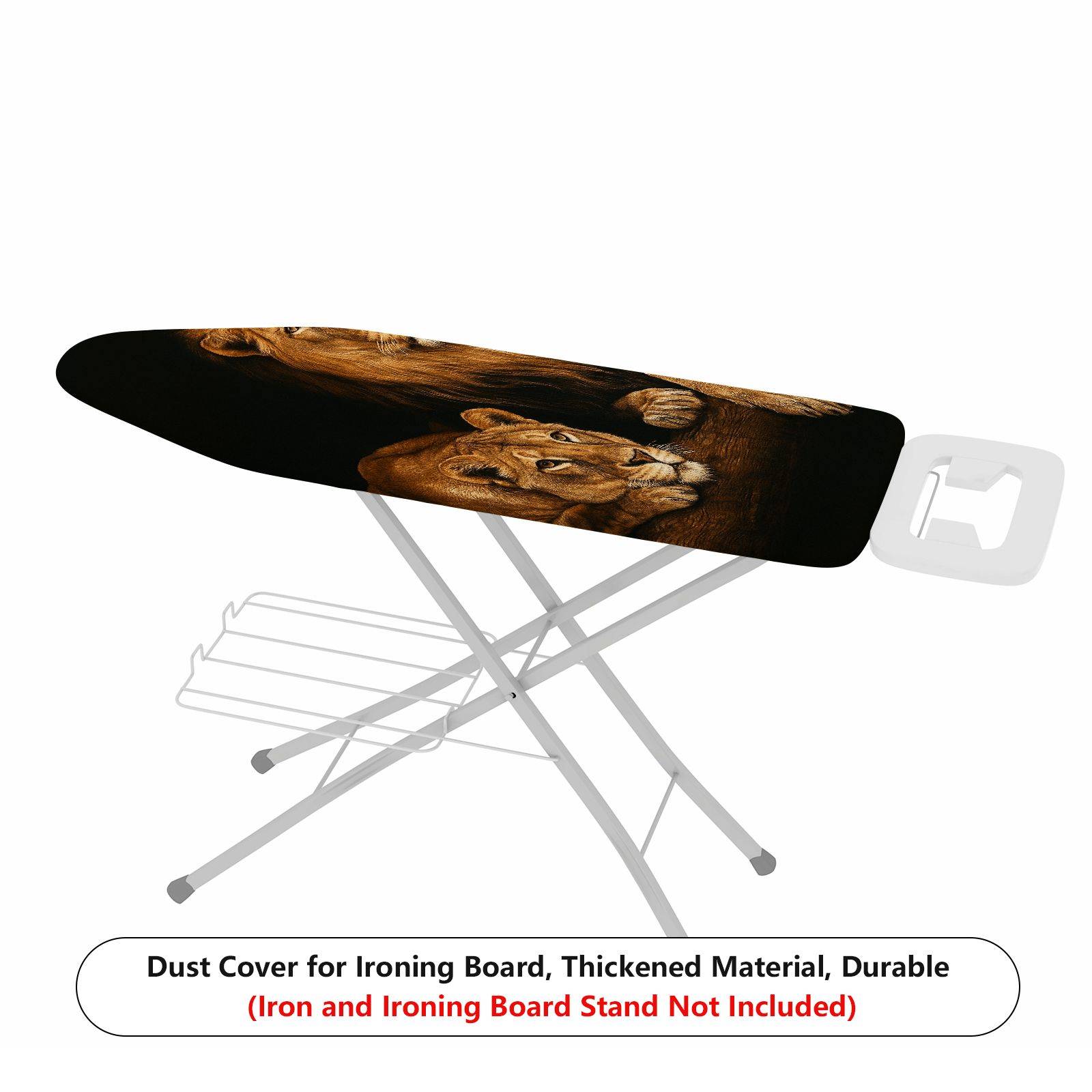 1-Piece Lion Animal Elegant  Ironing Board Cover, Universal Size, Without Board