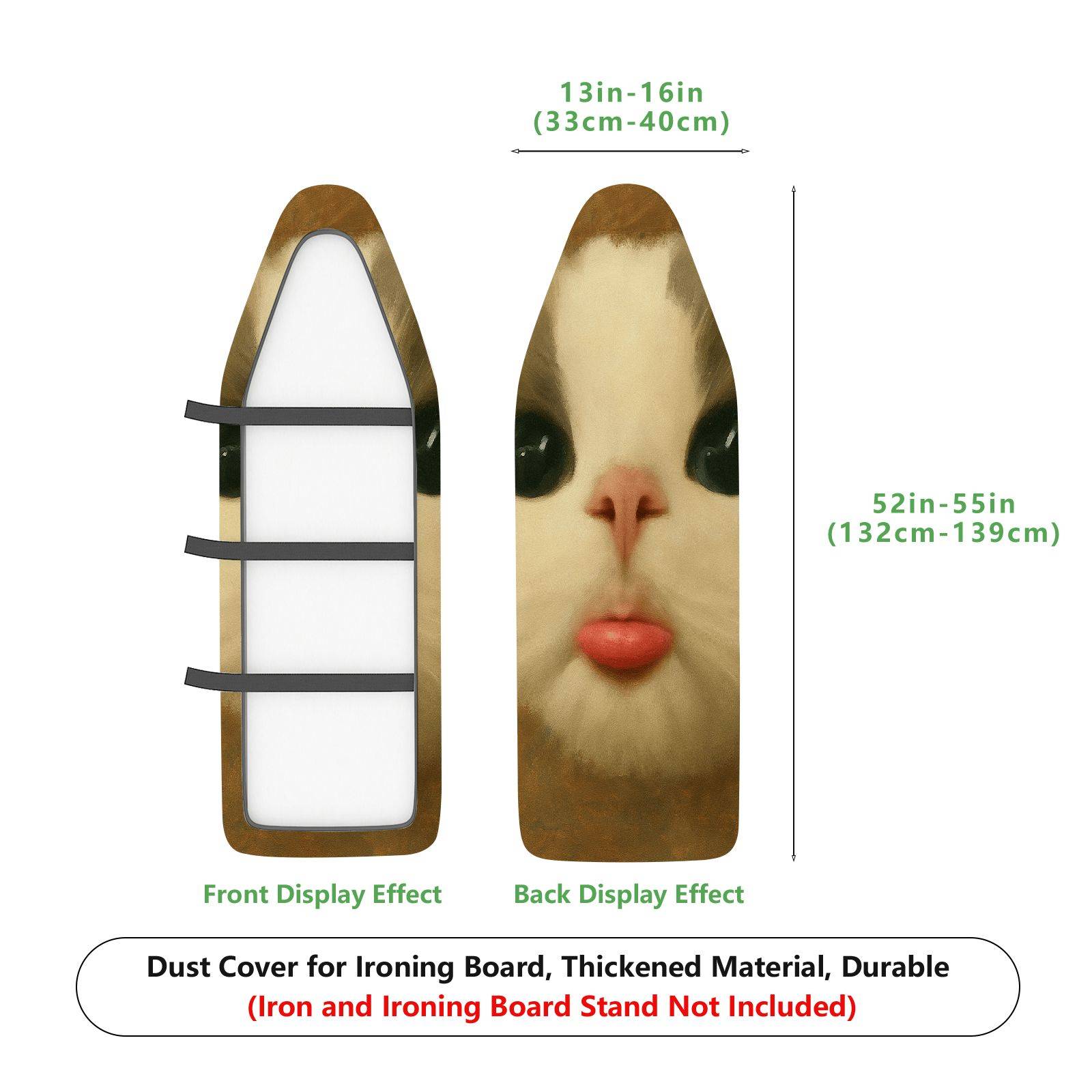 1-Piece Cute Animal  Ironing Board Cover, Universal Size, Without Board