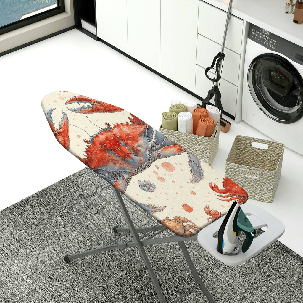 1-Piece Crab Sea Ocean  Ironing Board Cover, Universal Size, Without Board