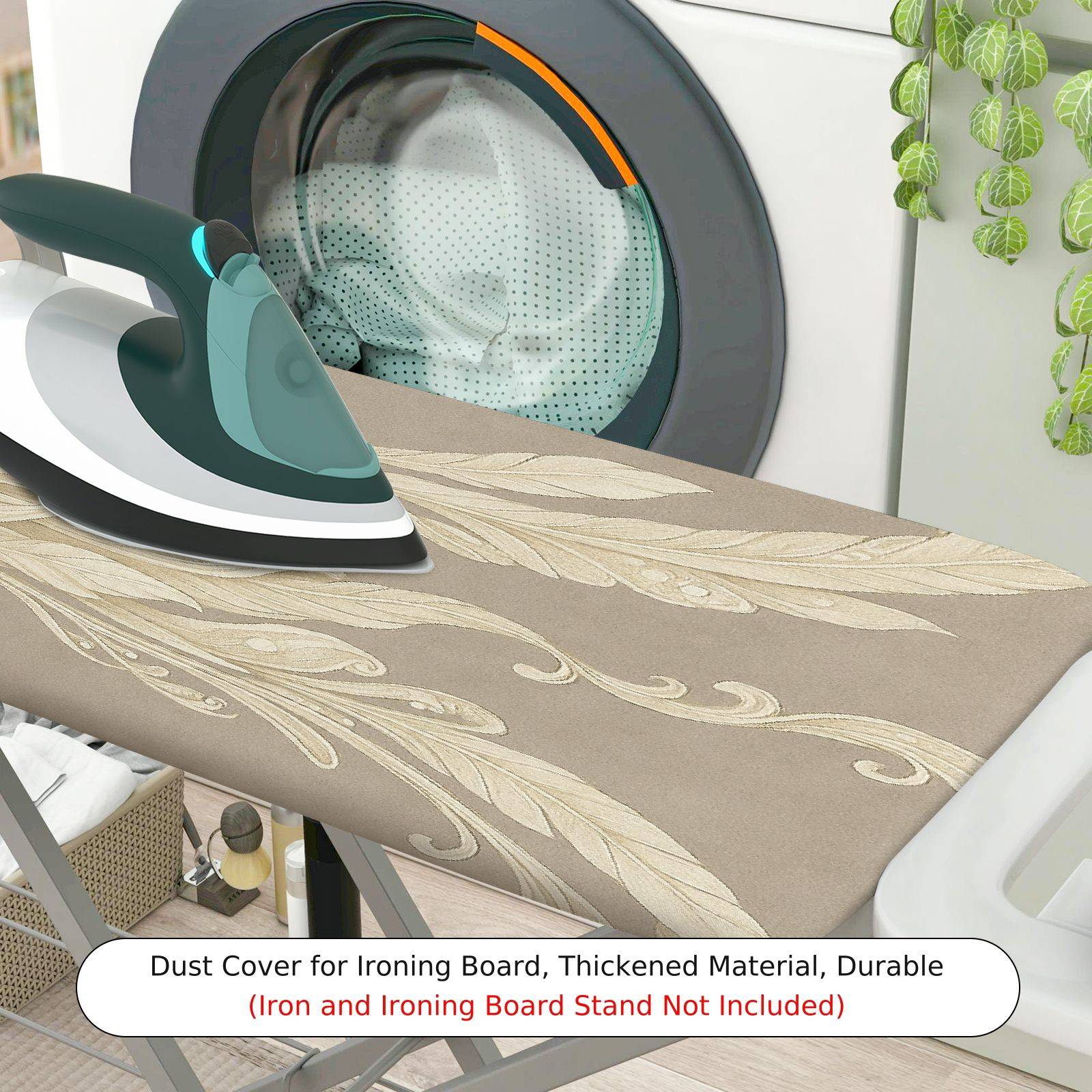 1-Piece Angel Feather Artistic Elegant  Ironing Board Cover, Universal Size, Without Board
