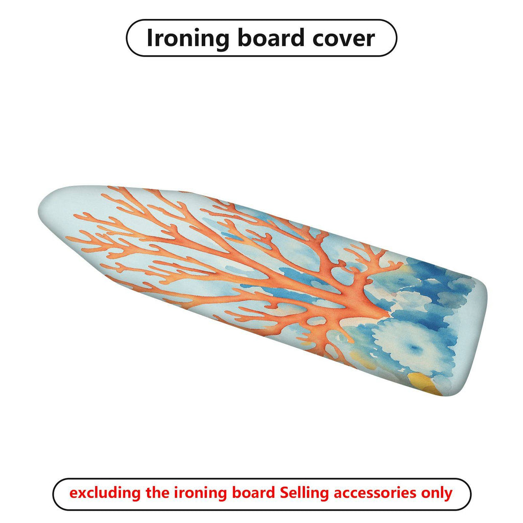 1-Piece Coral Ocean Abstract  Ironing Board Cover, Universal Size, Without Board