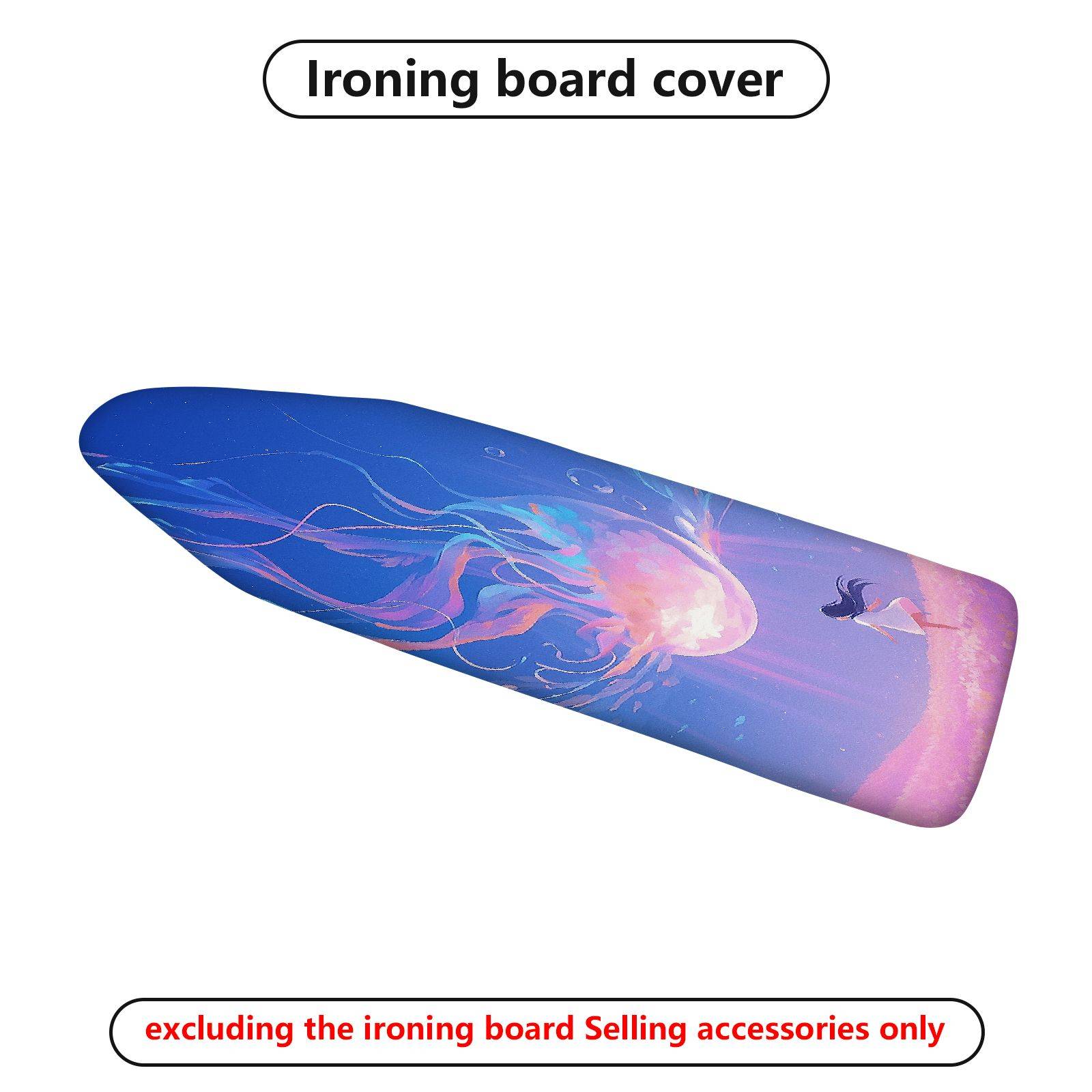 1-Piece Ocean  Fantasy  Ironing Board Cover, Universal Size, Without Board