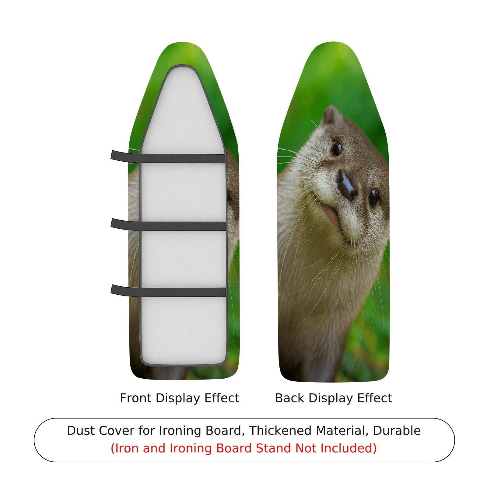1-Piece Animal Nature Green  Ironing Board Cover, Universal Size, Without Board
