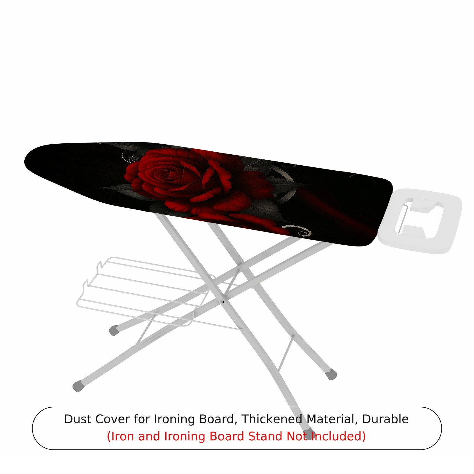 1-Piece Rose Floral Elegant  Ironing Board Cover, Universal Size, Without Board